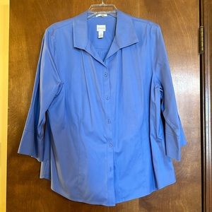 Chicos No-Iron shirt Size 3 “Looks like New”